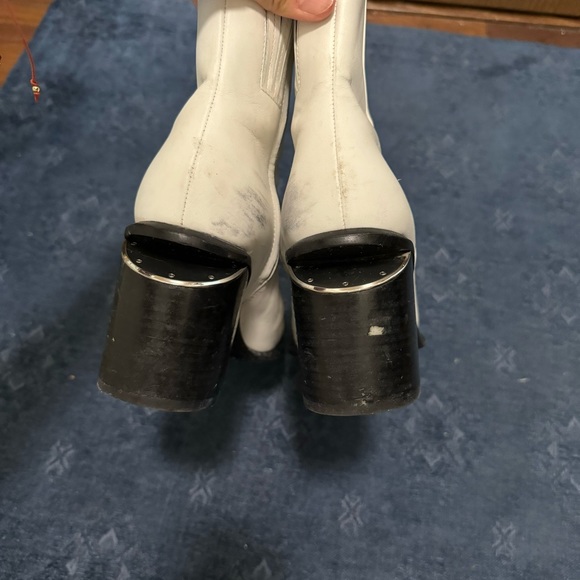 Alexander Wang Size 7.5 White Booties - Picture 6 of 7